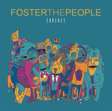 Foster the People’s first album, Torches, recolored with the color ...