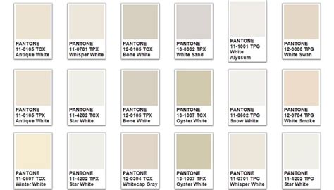 Off White Pantone Colour