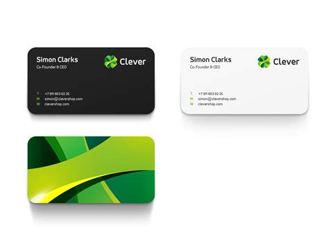 Clover cards by Alexander Sapelkin on Dribbble