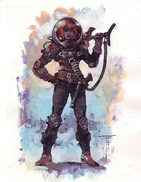 Space pirate by Frank Victoria. : ImaginaryAstronauts Space Character ...