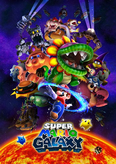 Super Mario Galaxy Bosses | Super mario art, Mario yoshi, Mario