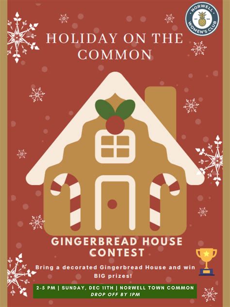 Gingerbread House Contest — Norwell Women's Club