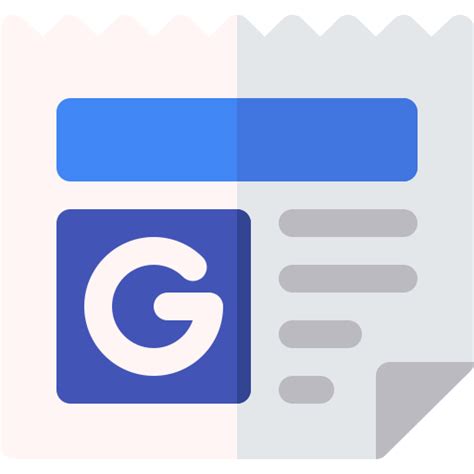 Google news Basic Rounded Flat icon