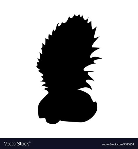 Hat black silhouette Royalty Free Vector Image