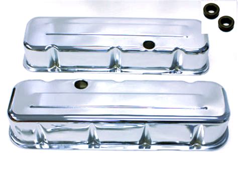 BIG BLOCK CHEVY TALL CHROME VALVE COVERS 396-502 | Pirate Mfg