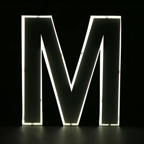 Quizzy Neon Style Letter "M" - iLute - Touch of Modern