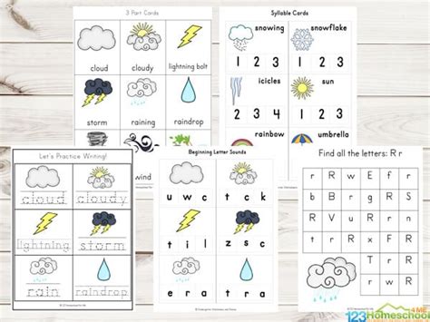 Free Printable Preschool Weather Worksheets - FREE PRINTABLE TEMPLATES