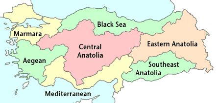 Regions of Turkey | All About Turkey