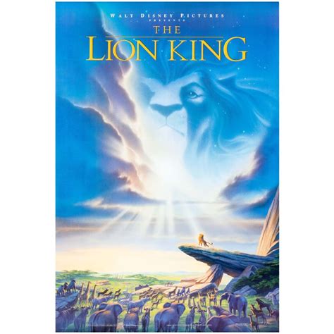 Buen Vista, John Alvin, "The Lion King", 1994 Rolled One Sheet, Very ...