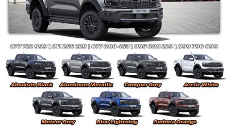 2023 Ford Ranger Raptor - Multiple Color Options #amcamauto - YouTube