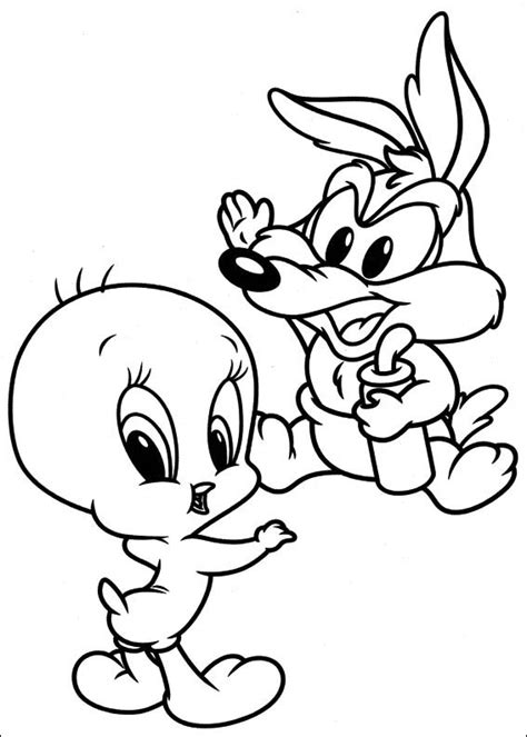 Baby Looney Tunes coloring pages to download and print for free