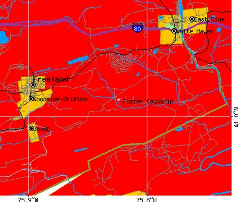 Foster township, Luzerne County, Pennsylvania (PA) Detailed Profile