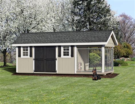 8x20 Shed / Kennel Combo | Horizon Structures