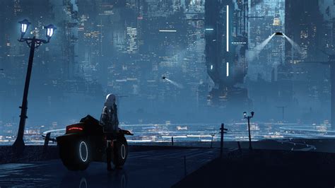 2560x1440 Cyberpunk City Anime Girl 5k 1440P Resolution ,HD 4k ...