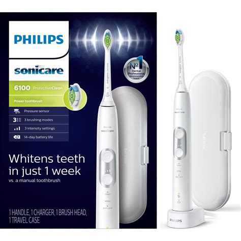 Philips Sonicare ProtectiveClean 6100 Whitening Rechargeable Electric ...