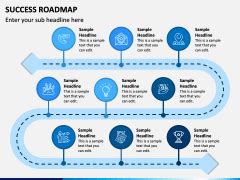 Success Roadmap PowerPoint and Google Slides Template - PPT Slides