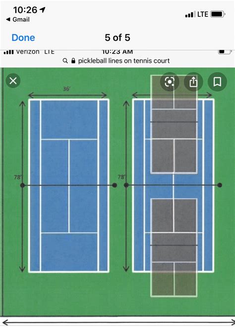 pickleball-lines on a tennis court – The Sports Installer