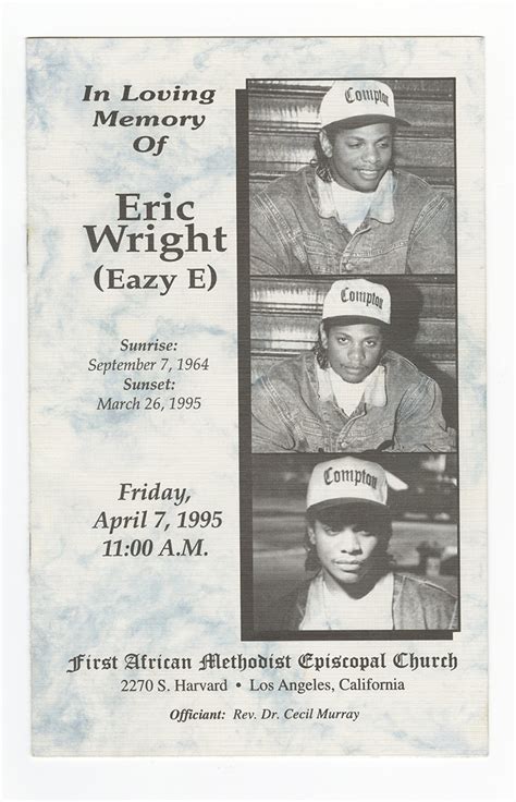 Eazy E Funeral Pictures