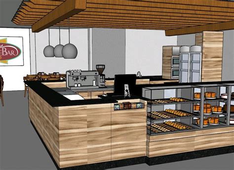 Bulevar – Cafe – 3D SKP Detail for SketchUp | Coffee shop design ...