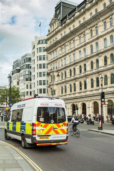 UK Police Van stock photo. Image of lights, roof, patrol - 687550