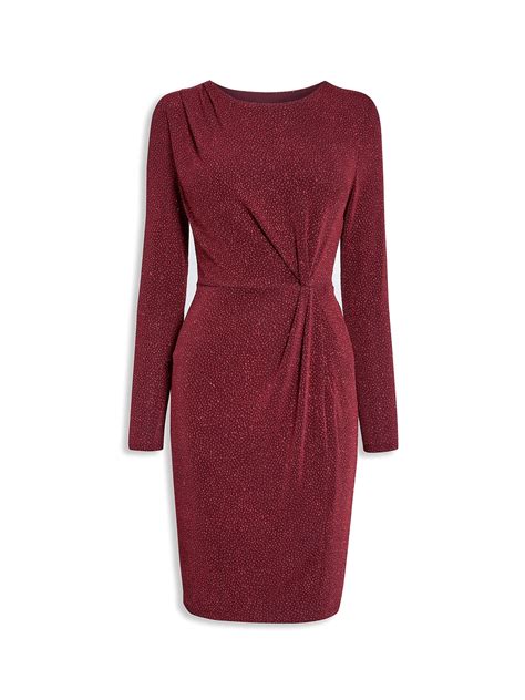 Buy Next Women Red Embellished Bodycon Dress - Dresses for Women ...