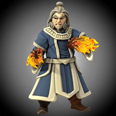 White Lotus Iroh during Sozen's Comet : r/HeroForgeMinis