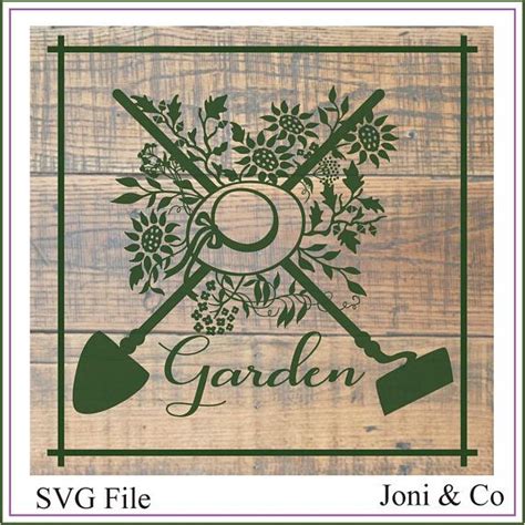 Garden SVG Garden Sign Svg Files Gardening Printable - Etsy | Flower ...