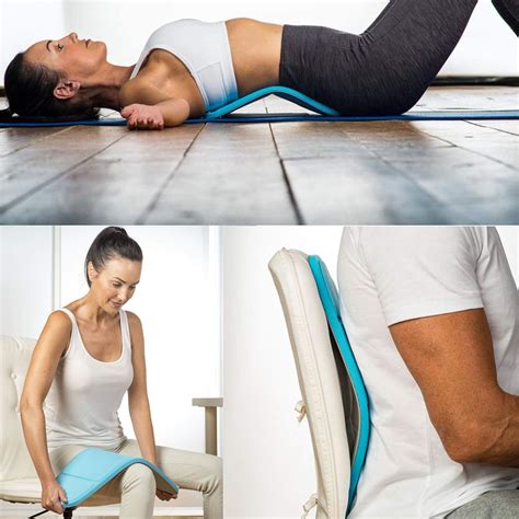 back Yoga Stretch Board – Posture Therapy Support – Ergonomic Lumbar ...