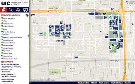 Find directions, resources with interactive campus map | UIC today