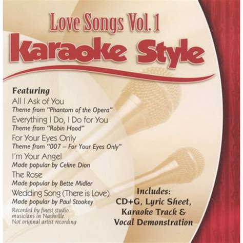 Karaoke Style: Love Songs, Vol. 1 - Walmart.com - Walmart.com