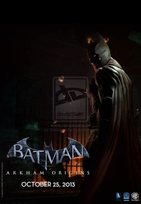 Batman: Arkham Origins - Poster fan-made by GBMpersonal on DeviantArt