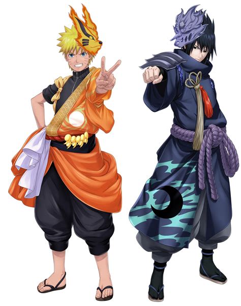 Original Designs From Studio Pierrot! First Look at Naruto and Sasuke ...