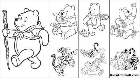 Winnie the Pooh Coloring Pages For Kids – Free Printables - Kids Art ...