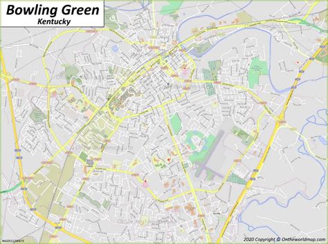 Bowling Green Map | Kentucky, U.S. | Discover Bowling Green with ...