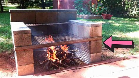 DIY Backyard Cinder Block Grill Tutorial