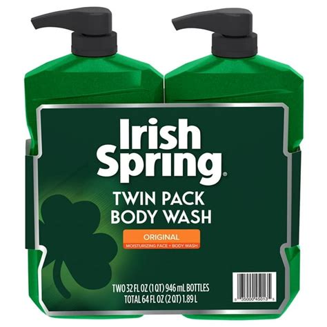 Irish Spring Body Wash With Pump, Original, 32 Ounce (2 Pack) - Walmart ...