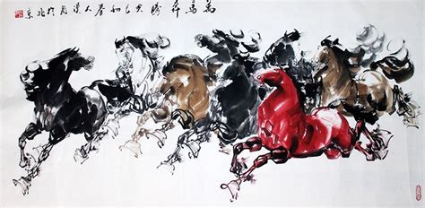 8 Horses Painting Feng Shui - Best Painting Collection