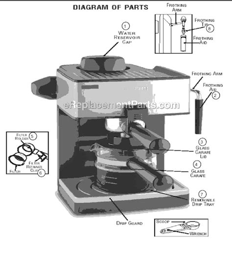 Mr Coffee Espresso Machine Ecm160 Parts | Reviewmotors.co