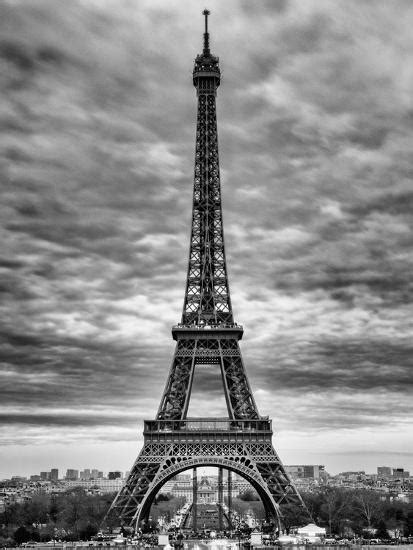 'Eiffel Tower, Paris, France - Black and White Photography ...