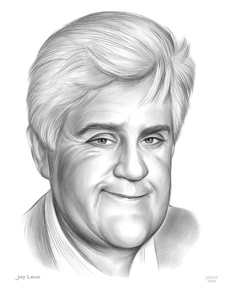 Jay Leno Drawing by Greg Joens | Pixels