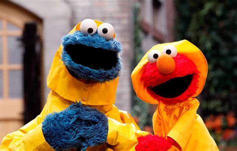 Cookie Monster and Elmo | Sesame street muppets, Sesame street, Elmo ...