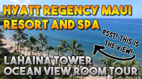 Hyatt Regency Maui Oceanview Room Walkthrough - YouTube