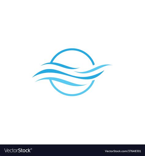 Water wave Royalty Free Vector Image - VectorStock