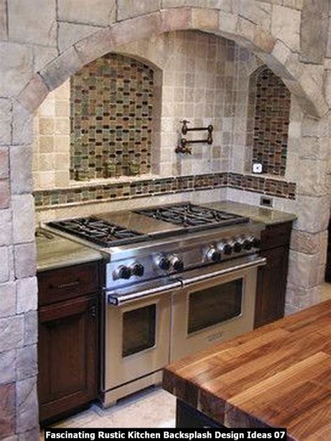 Fascinating Rustic Kitchen Backsplash Design Ideas - PIMPHOMEE