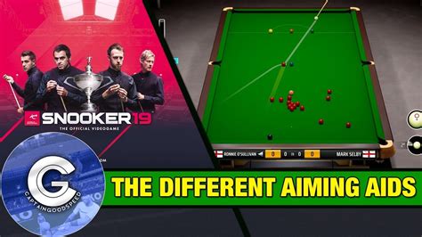 Snooker 19 Gameplay | The Different Aiming Aids (Difficulty Levels ...