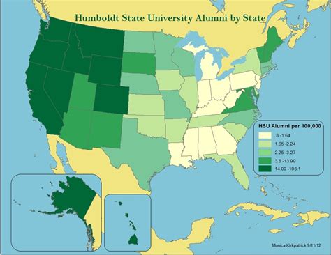 Choropleth Map - Monica Kirkpatrick, Humboldt State University ...