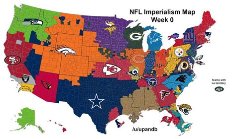 College Football Imperialism Maps - Vivid Maps | College football map ...