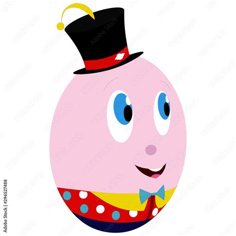 Humpty Dumpty - Cartoon Vector Image Stock Vector | Adobe Stock