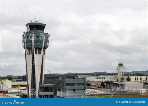 Control Tower of Santiago De Compostela Airport Stock Image - Image of ...