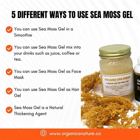 Organics Nature on Instagram: “Learn 5 different ways to use Sea Moss ...